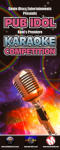 Pub Idol 2m Tall Promotional Banner (Designed to compliment existing 2012 event flyer.)